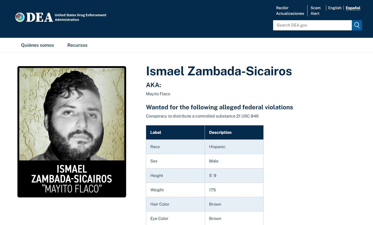 Mayito Flaco planea entregarse a EEUU, según Anabel Hernández: “Un movimiento decisivo” - Infobae