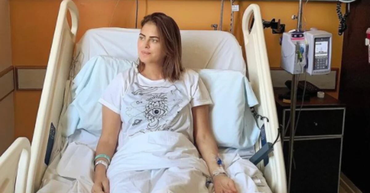 La salute di Silvina Luna è preoccupata: è stata ricoverata in ospedale a causa di un’infezione causata da batteri