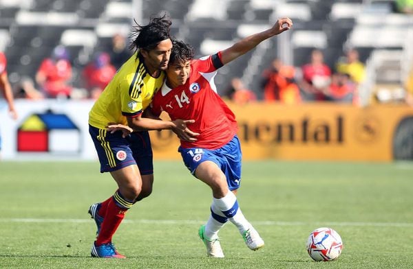 Para Brasil 2014, la selección Colombia derrotó a Chile 1-3 en condición de visitante - crédito ANFP