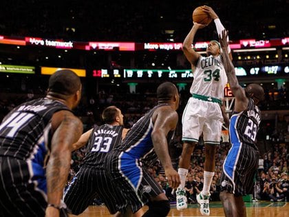 Paul Pierce se convirtió en una leyenda de los Boston Celtics (Reuters)