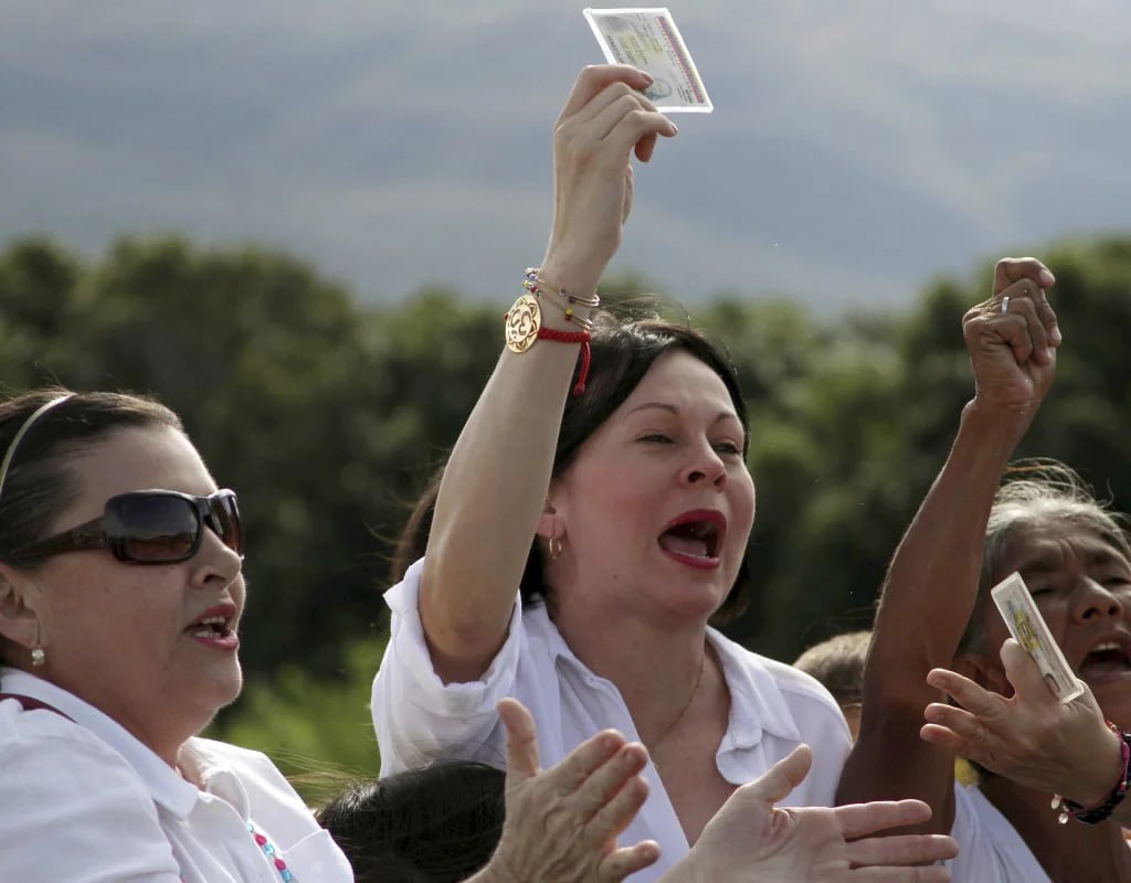 Los venezolanos se mostraron agradecidos con las autoridades colombianas (Reuters)