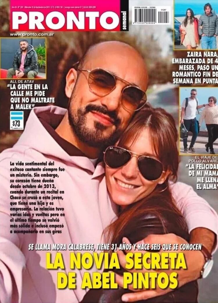 La tapa de la revista Pronto, de la última semana