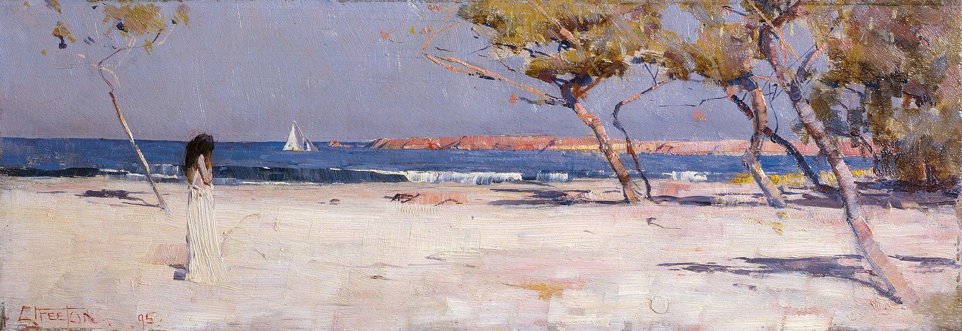 “Ariadne” de Arthur Streeton (1895, Galería Nacional de Australia)