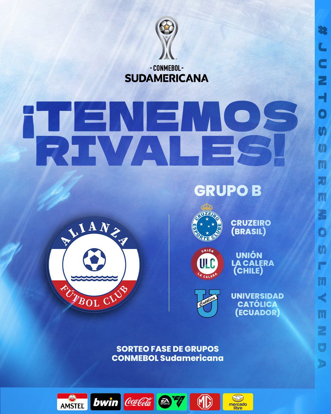 Alianza FC jugará en el grupo B de la Copa Sudamericana 2024 - crédito @AlianzaFc_ofic/X