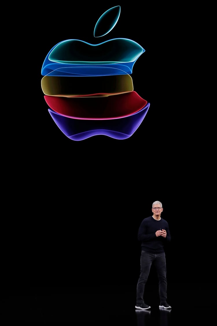 Tim Cook, CEO de Apple, estuvo a cargo del discurso de apertura del evento, como ocurre todos los años (REUTERS/Stephen Lam)