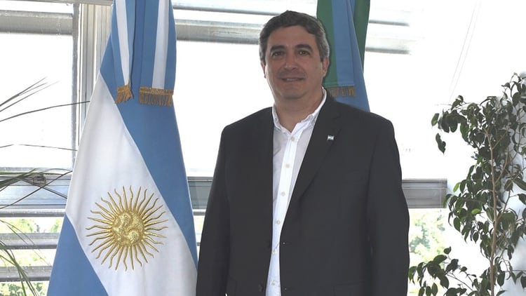 Javier Rodríguez, ministro de Desarrollo Agrario de la provincia de Buenos Aires. Junto a Luis Basterra, representaron a la Argentina en el encuentro virtual con el Agregado Agrícola en Brasil