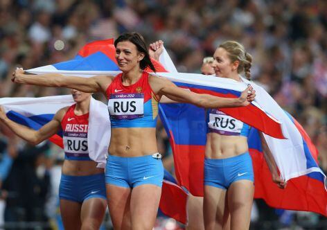  Natalya Antyukh, ya retirada, perdió su medalla (Getty Images)
