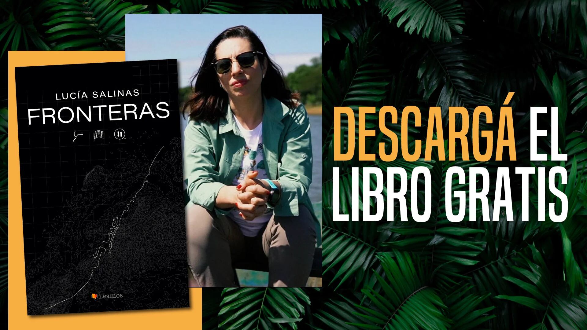 Lucía Salinas y su libro "Fronteras", gratis.