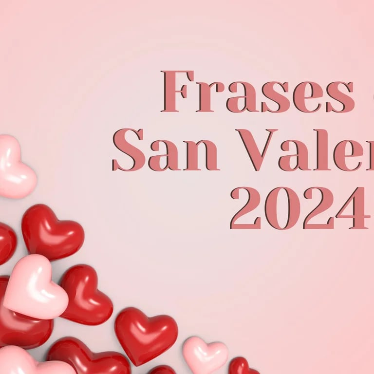Frases de San Valentín 2024: mensajes cortos, originales y conmovedores para  dedicar por Instagram, WhatsApp y Facebook el 14 de febrero - Infobae