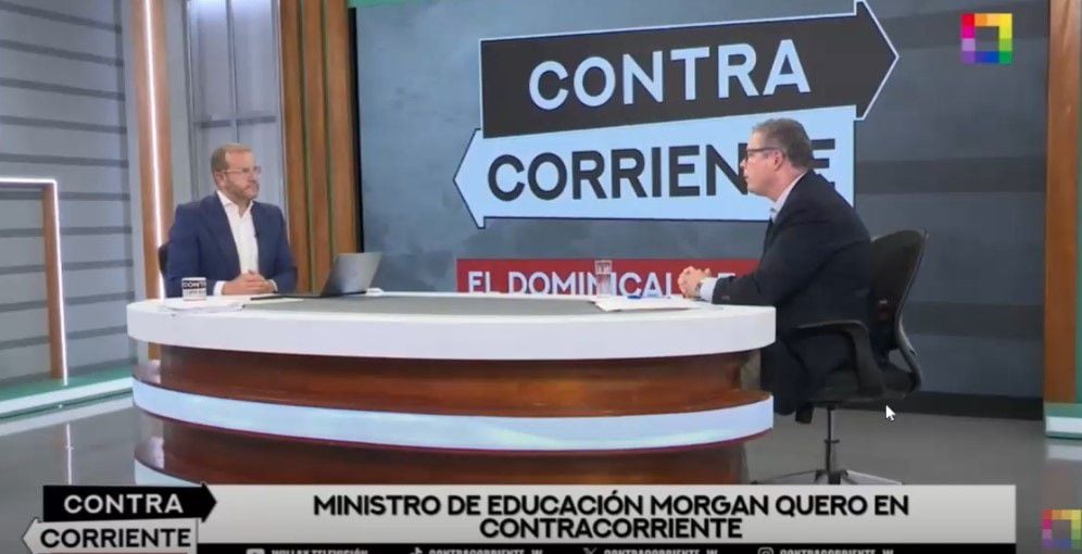 Ministro de Educación responde sobre la visita de Alberto Otárola a Palacio de Gobierno y el caso de sus 'amigas'. (Captura: 'contracorriente')