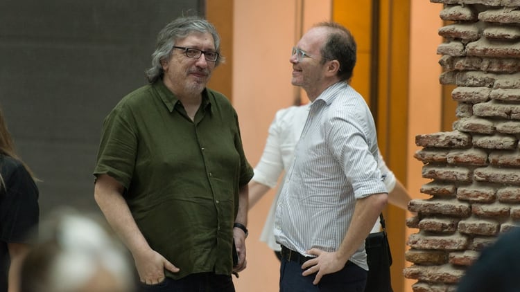 Sergio Olguín y Diego Golombek (Foto: Adrián Escandar)