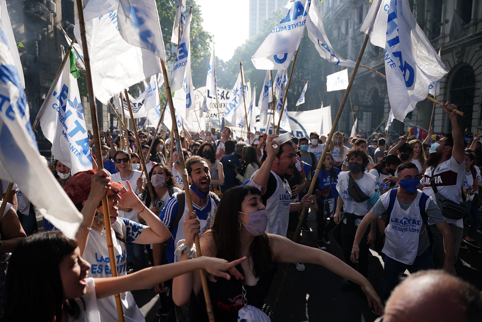 Marcha Día de la Lealtad peronista - Plaza de Mayo 17/10/21