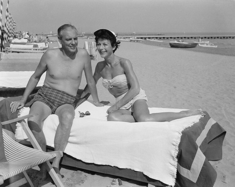 Hedy Lamarr con su quinto esposo, Howard Lee. 