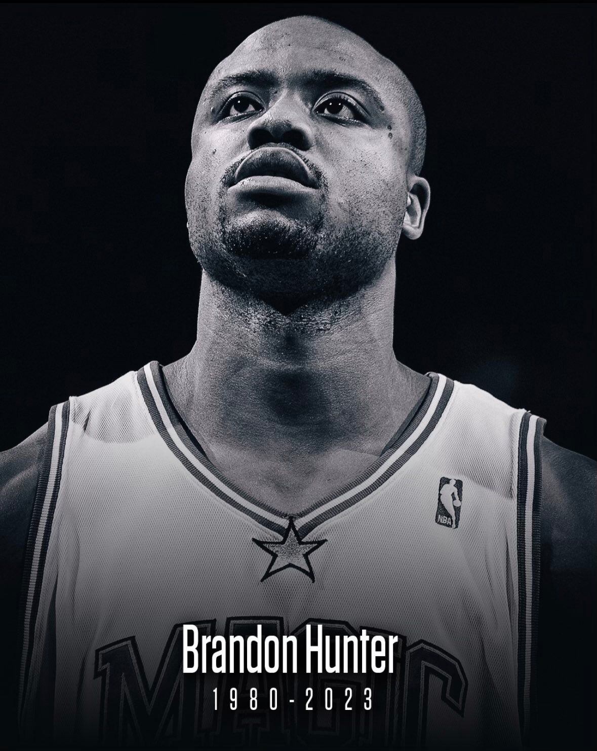 El posteo de Orlando Magic para anunciar el fallecimiento de Brandon Hunter (@Magic)
