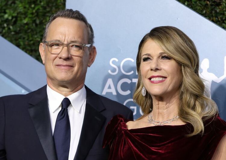 Tom Hanks y su esposa Rita Wilson 