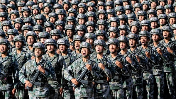 Soldados del Ejército de China.