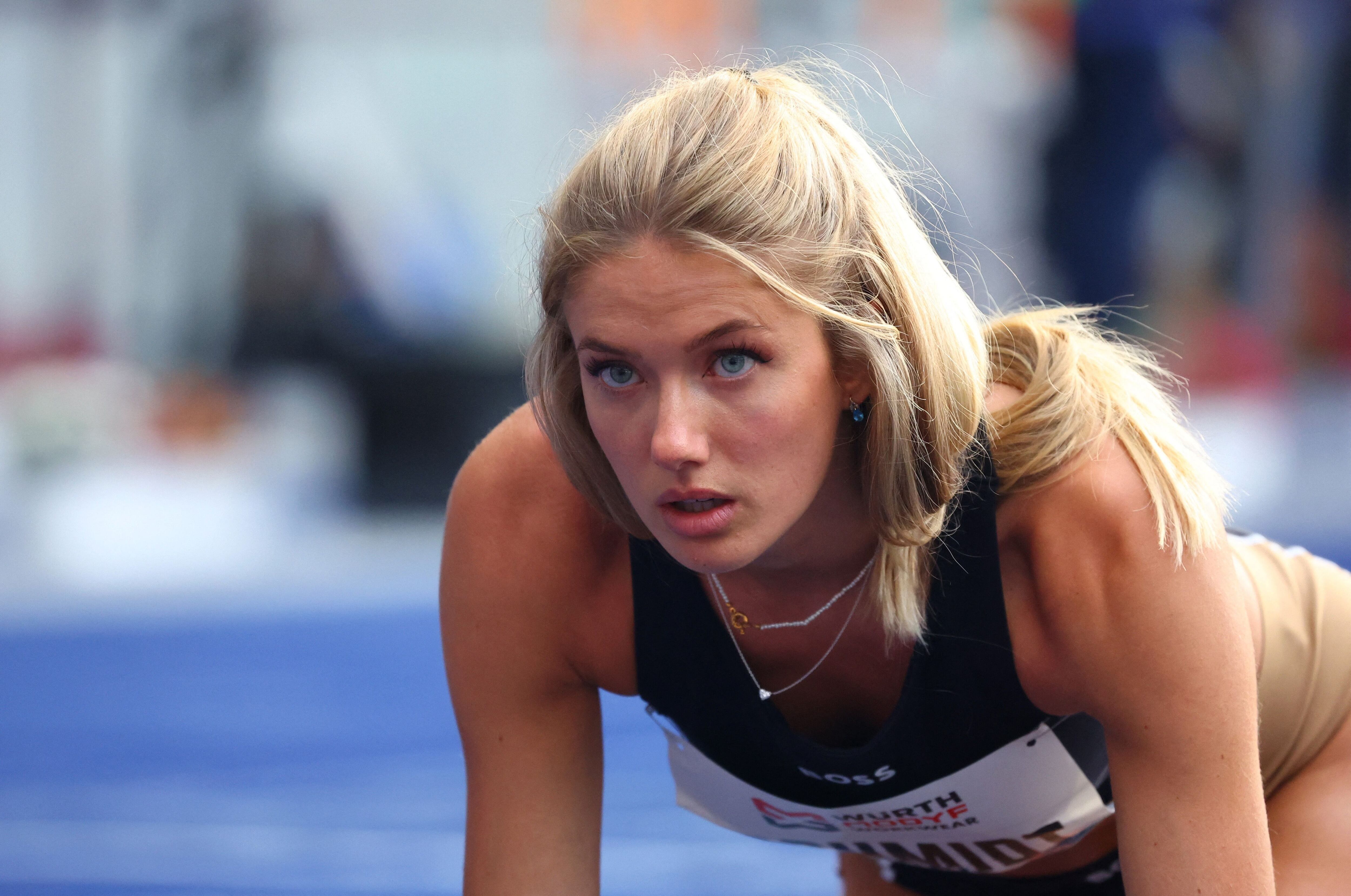 Alica Schmidt clasificó a los Juegos Olímpicos de París 2024 tras su destacada participación en las World Athletics Relays. (REUTERS/Fabrizio Bensch)