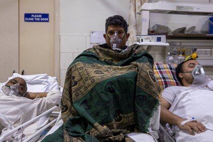 Pacientes en un hospital de Nueva Delhi, India. REUTERS/Danish Siddiqui