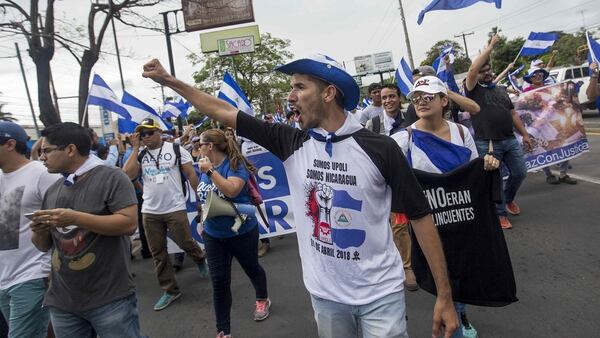 Se registraron choques violentos en varias ciudades del país durante las protestas en Nicaragua (EFE)