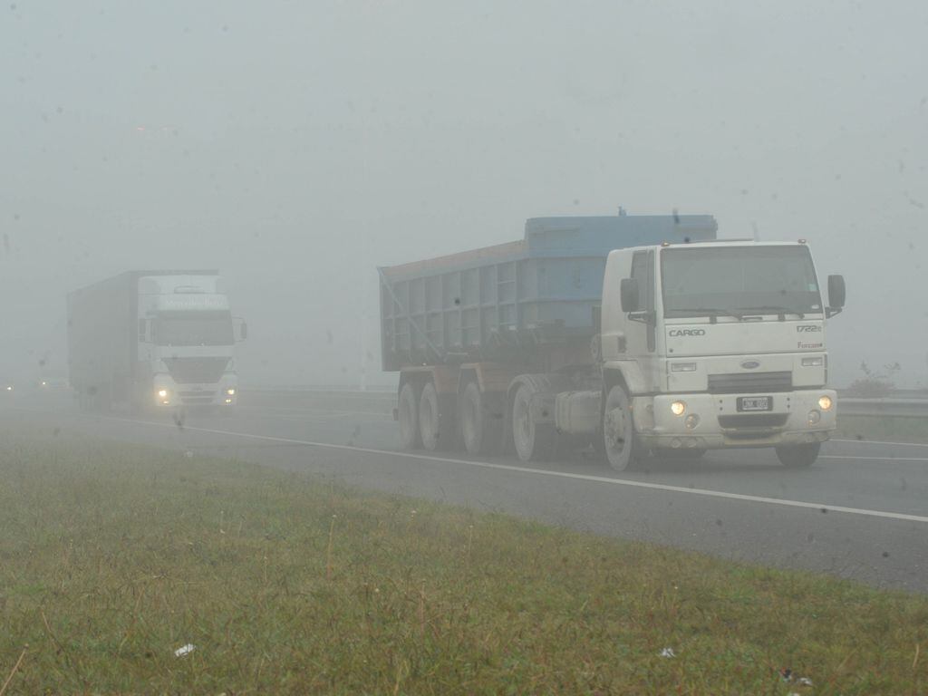 Neblina en Buenos Aires. (Télam)