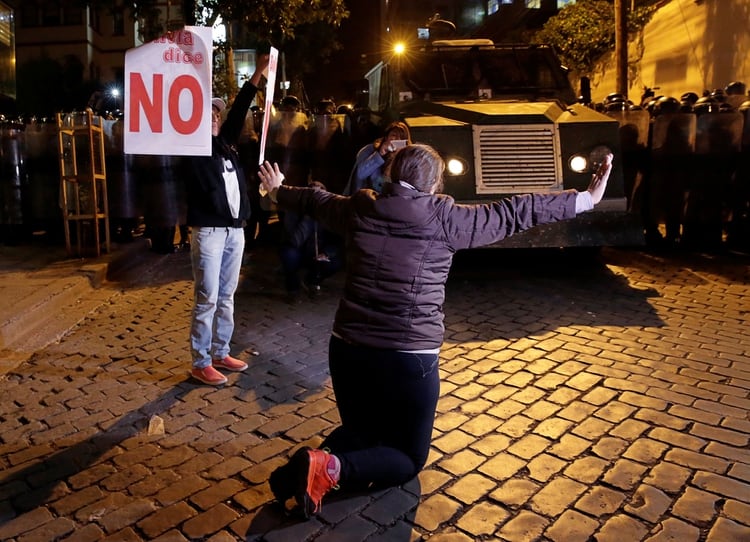 Hubo protestas en todo el país (Reuters)