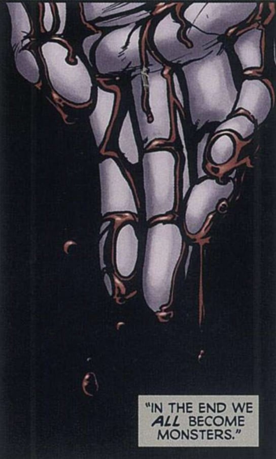 "Al final, todos nos convertimos en monstruos”, escribió Blake en una de las páginas de su libro (Getty Images)