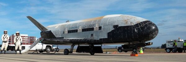 La nave espacial no tripulada X-37B, desarrollada por Boeing (AP)