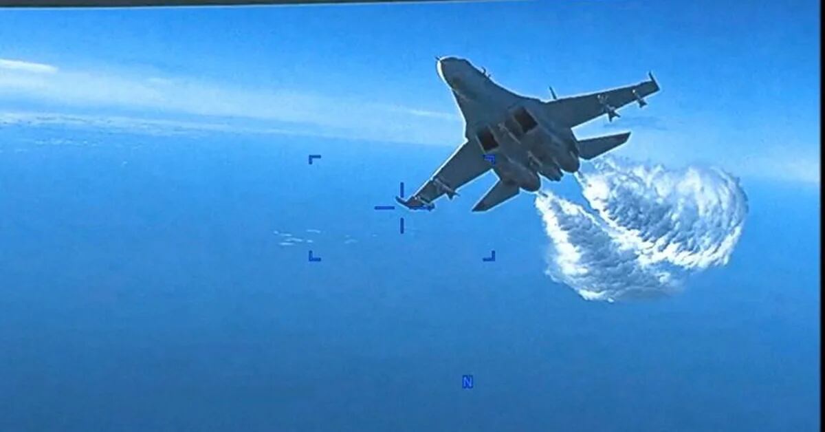 Pentagon releases declassified video of Black Sea drone incident