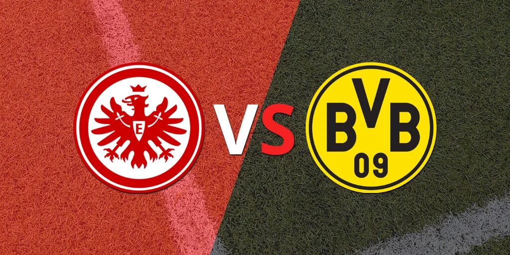 Eintracht Frankfurt anota y pasa a superar por 2-0 a Borussia Dortmund