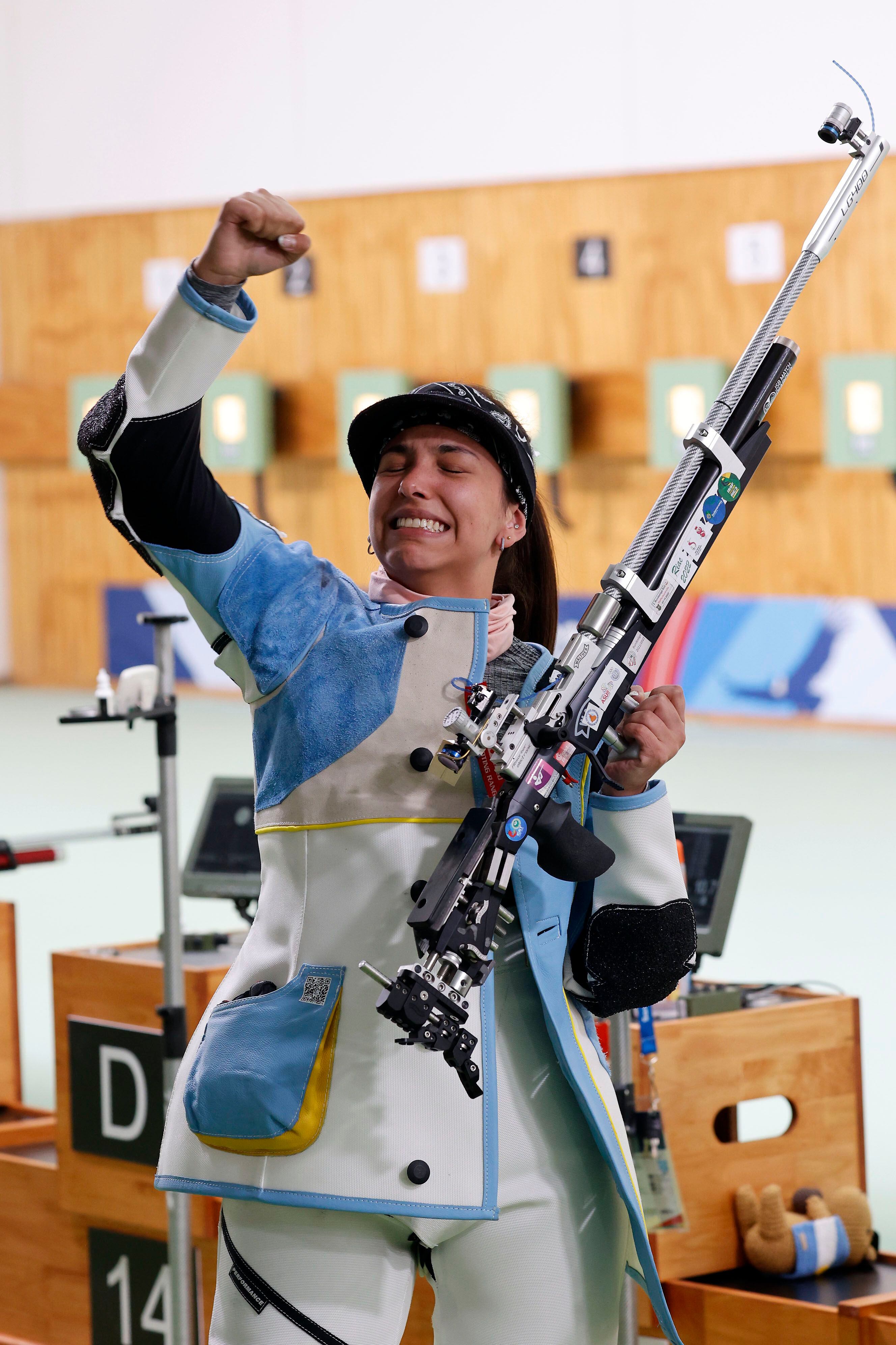 Fernanda Russo ya ganó una medalla de plata en Santiago (Foto de Jorge Loyola/Santiago 2023.