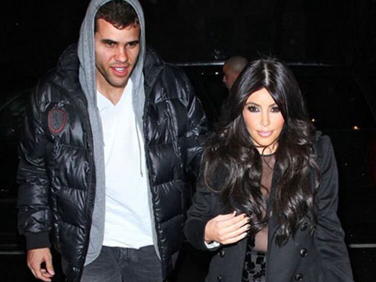 Kim y su entonces esposo Kris Humphries (Foto: archivo)