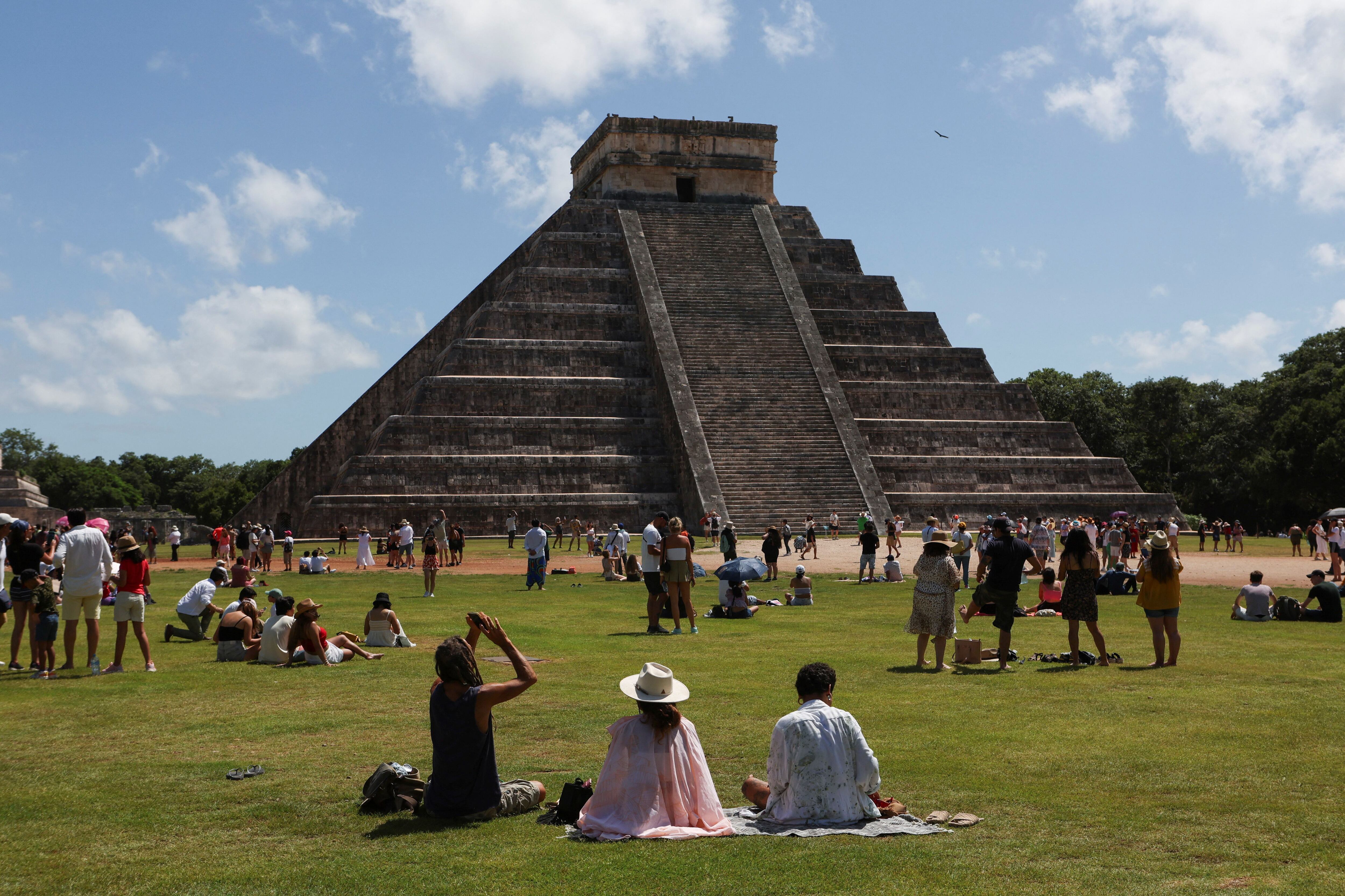 La ciudad maya de Chichén Itzá fue declarada en 1988 como Patrimonio de la Humanidad por la UNESCO. REUTERS/Lorenzo Hernandez