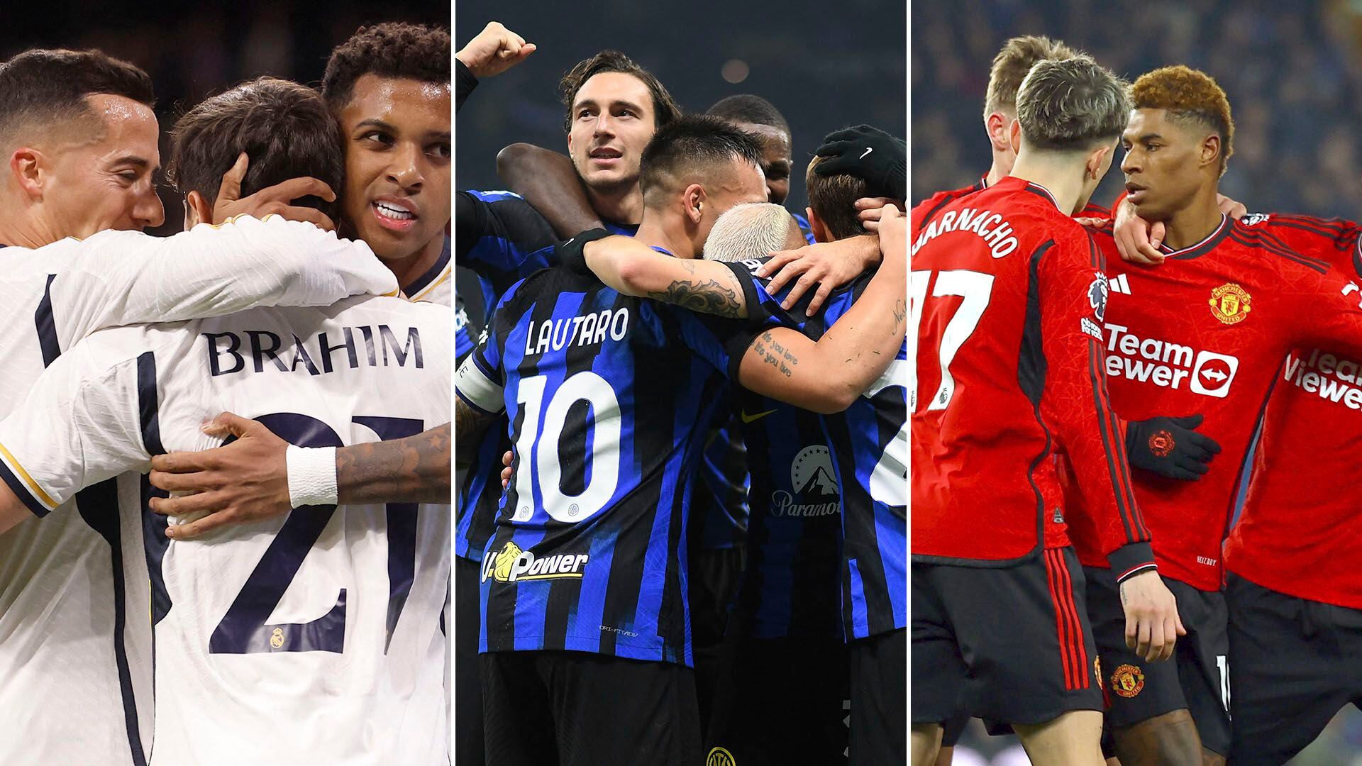 Real Madrid Inter y Manchester United previas