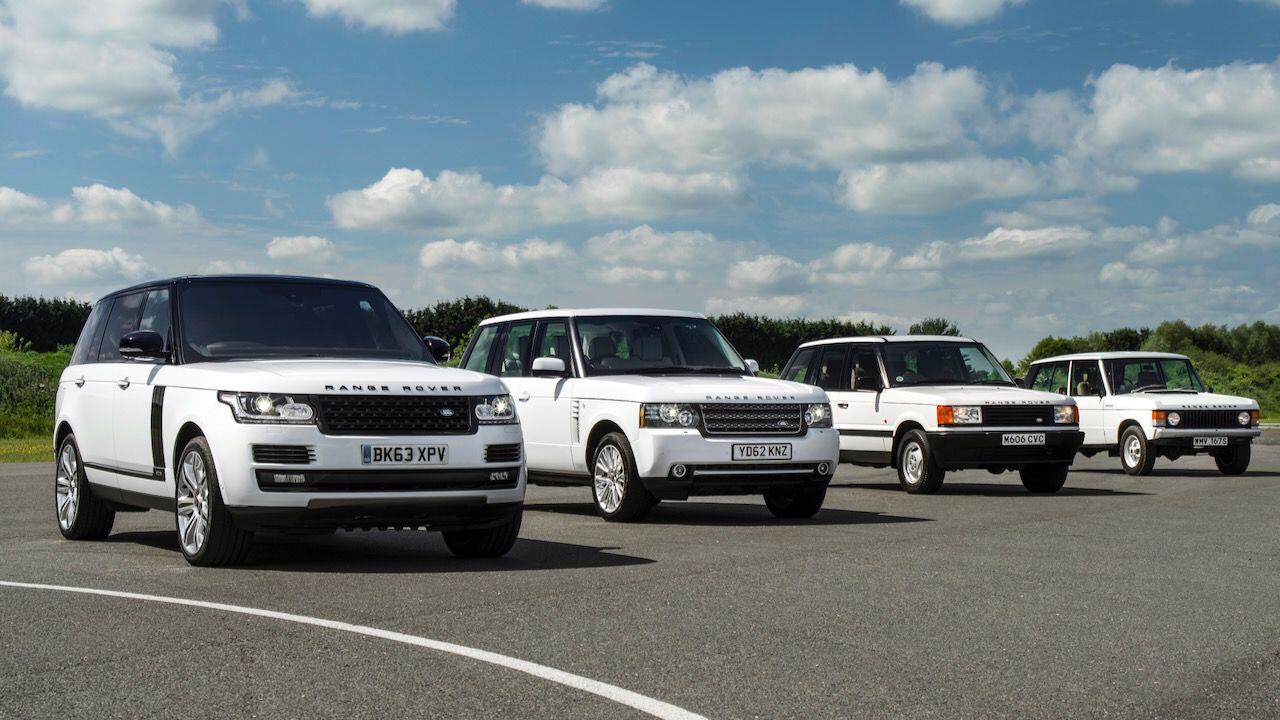 A lo largo de cinco décadas, el Range Rover mantuvo siempre su "techo flotante" característico desde el primer modelo