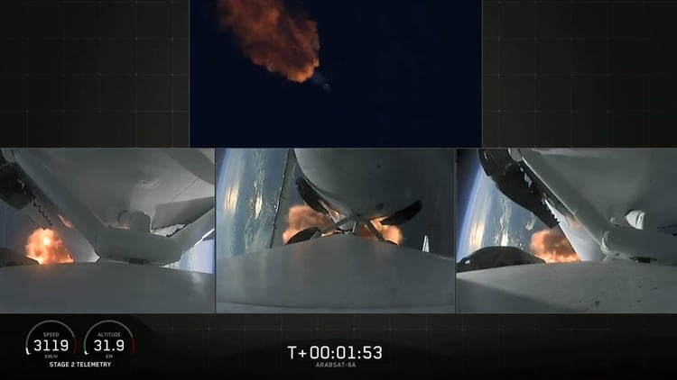 Todo funcionó durante el exitoso despegue del gran cohete de SpaceX