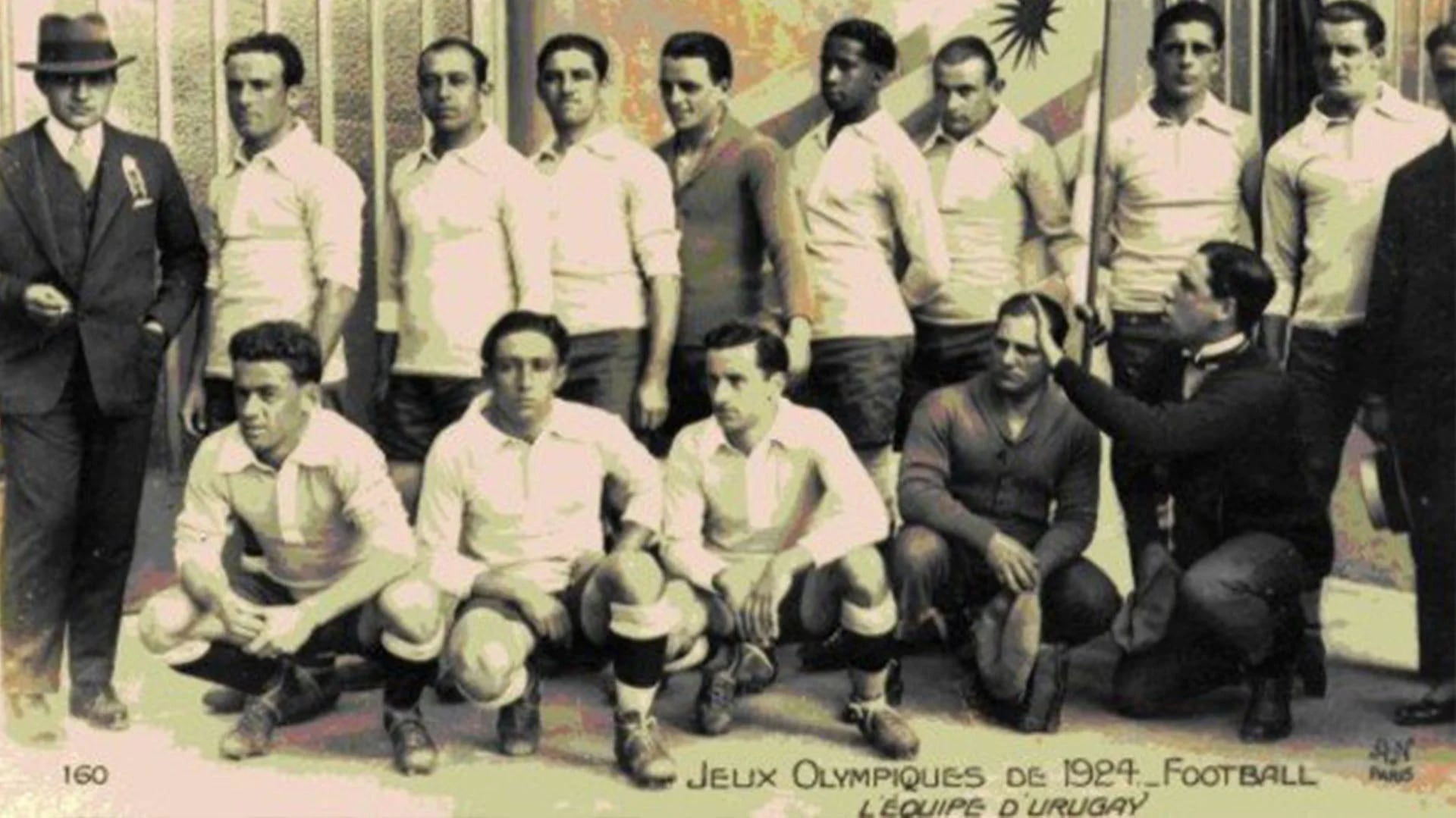 La selección uruguaya campeona de los Juegos Olímpicos de París en 1924