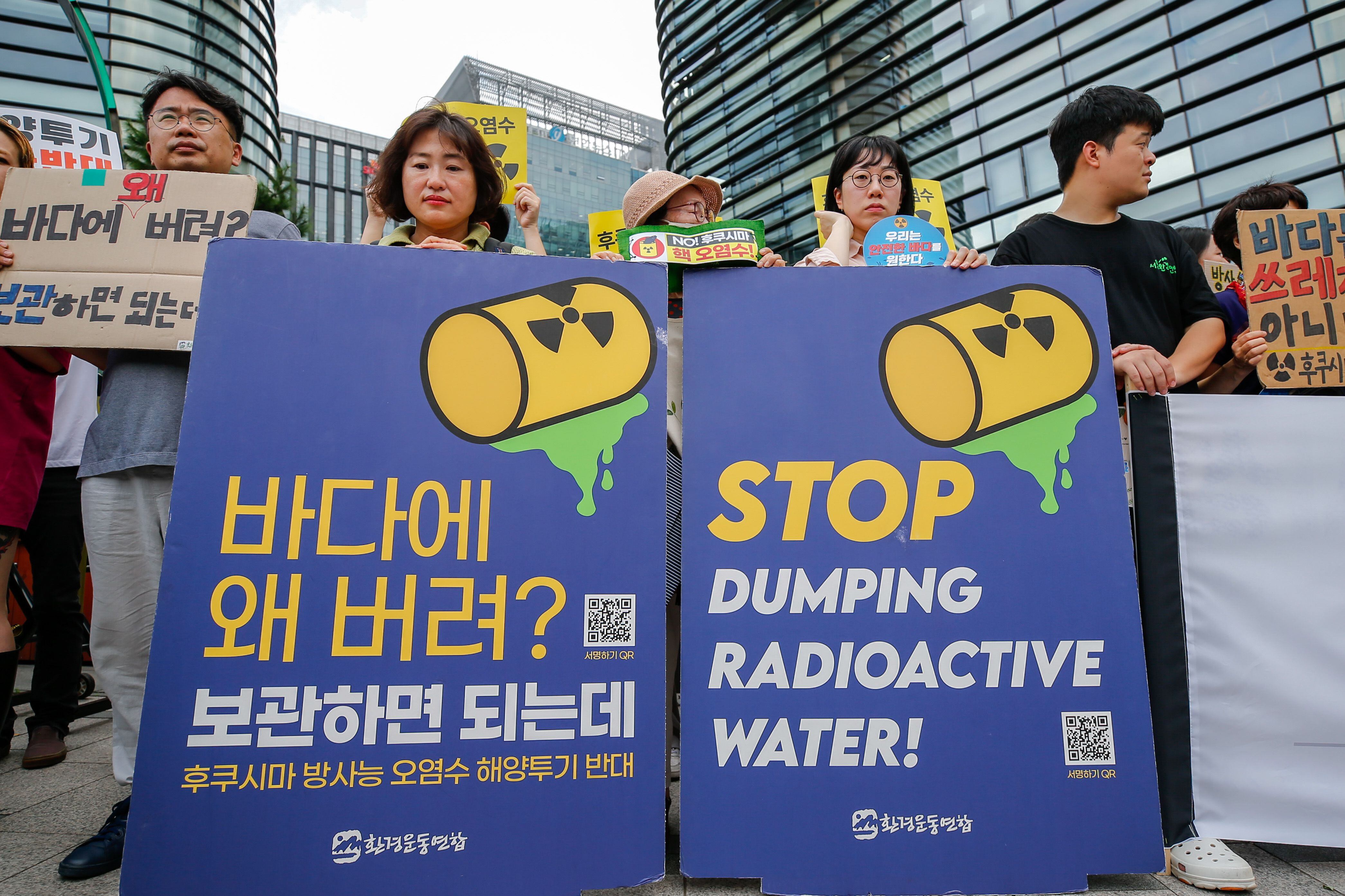 Durante los últimos días se registraron manifestaciones en rechazo a la medida tomada por el gobierno de Japón. (Europa Press/Wang Yiliang)
