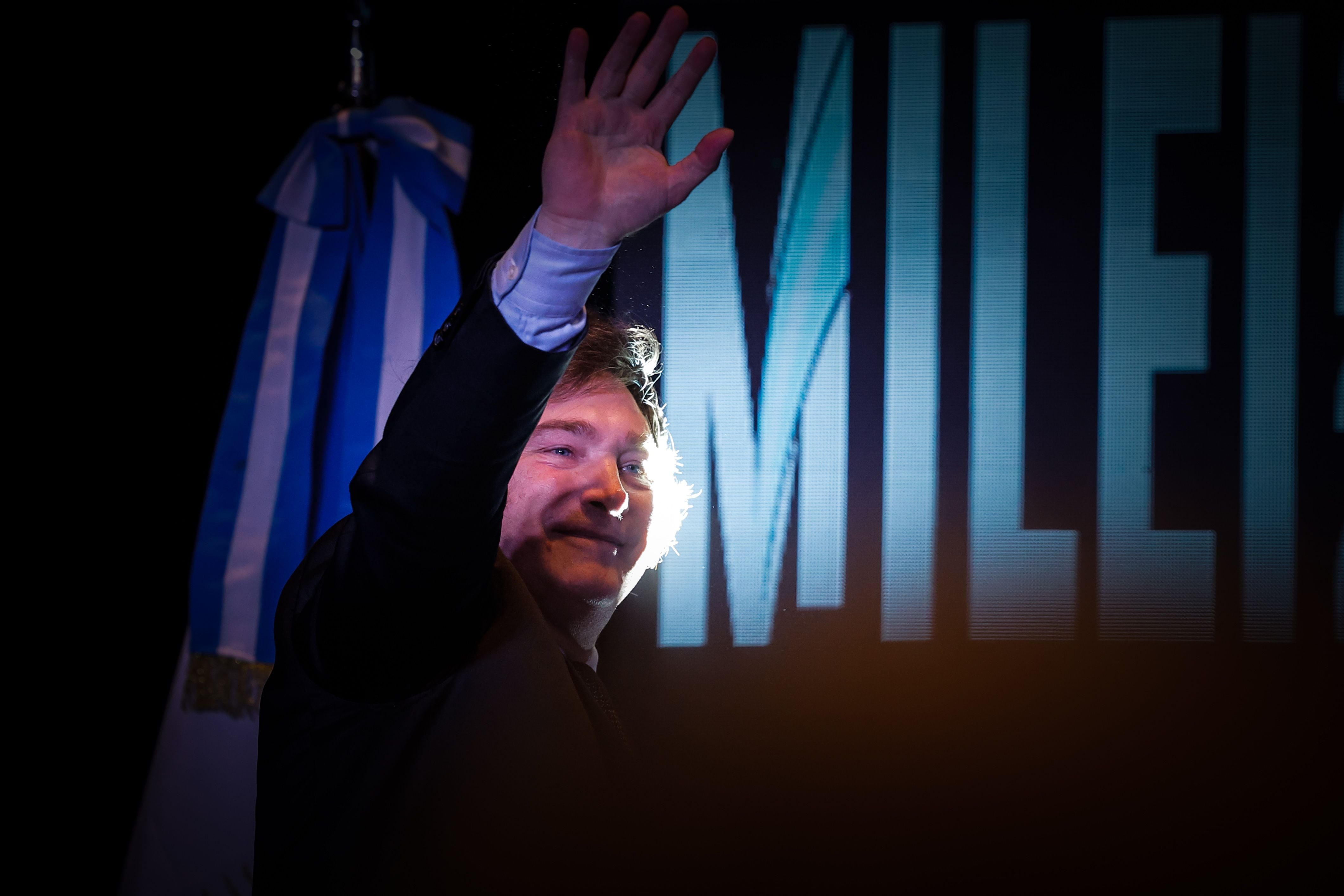 El presidente electo de Argentina, Javier Milei (EFE/ Juan Ignacio Roncoroni)
