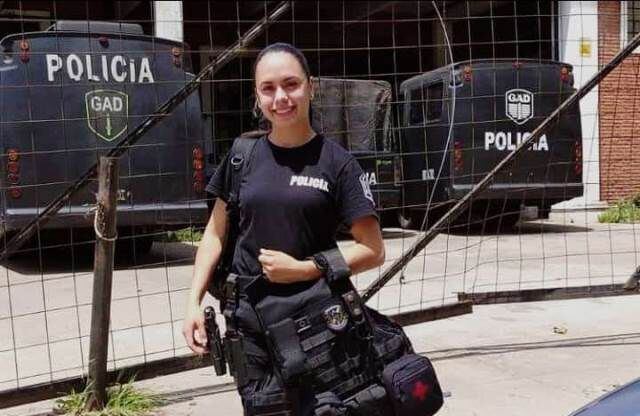 Melissa Duarte, policía del GAD de Lomas de Zamora que fue baleada por motochorros en Ingeniero Budge