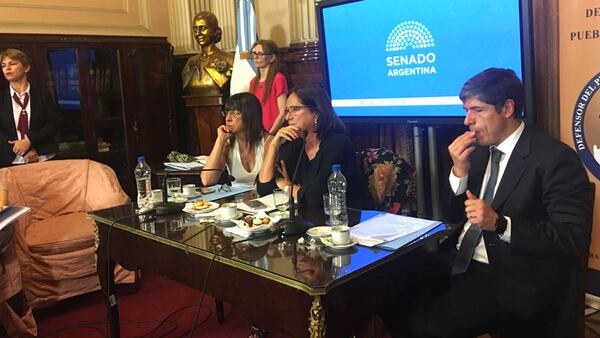 La previa del inicio de la reunión que hoy se llevó a cabo en el Congreso