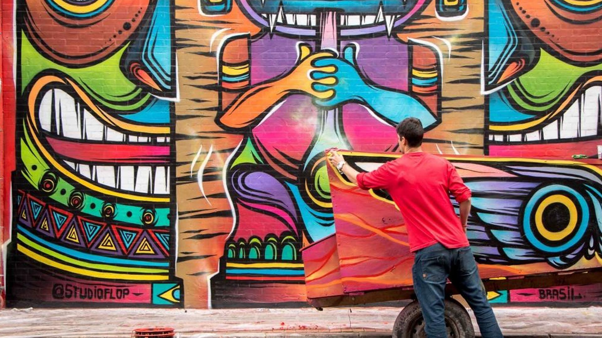 Tercera edición del Festival Distrito Grafiti en Bogotá. Foto: Alcaldía de Bogotá.