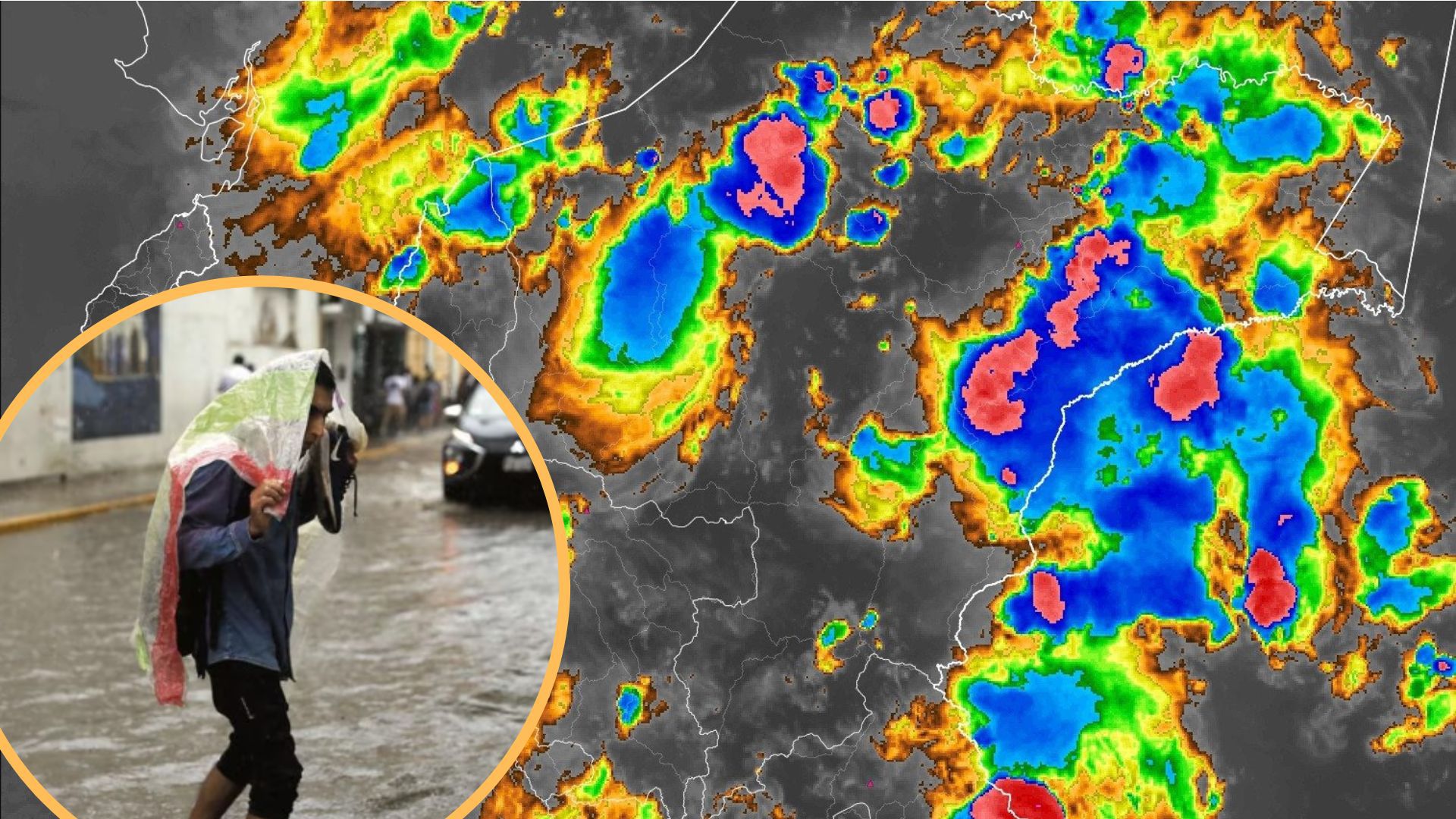 El Servicio Nacional de Meteorología e Hidrología (Senamhi) emitió una alerta crucial para dar a conocer a las 20 regiones que sufrirán fuertes lluvias en los próximos días. (Composición: Infobae Perú)