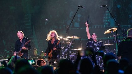 Metallica en un show en San Francisco, Estados Unidos (CrÃ©dito: Greg Chow / Shutterstock)

