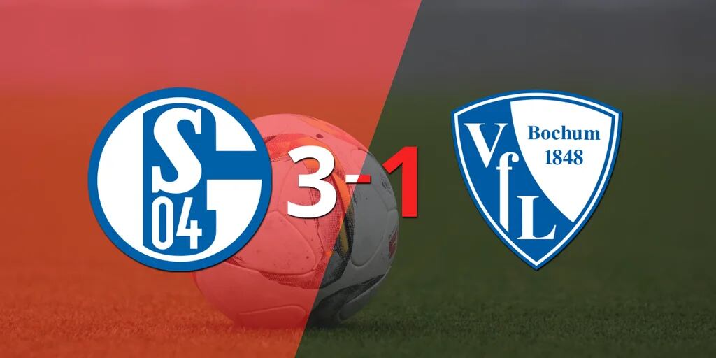 Con muchos goles, Schalke 04 derrotó 3-1 a Bochum