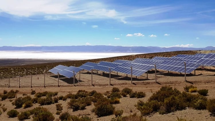Paneles de energía solar en Jujuy