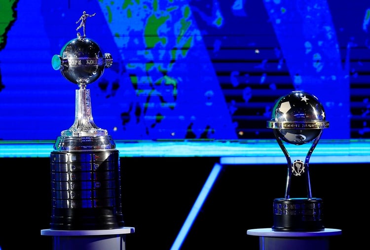 Los dos trofeos más codiciados del continente: la Libertadores y la Sudamericana (REUTERS/Jorge Adorno)