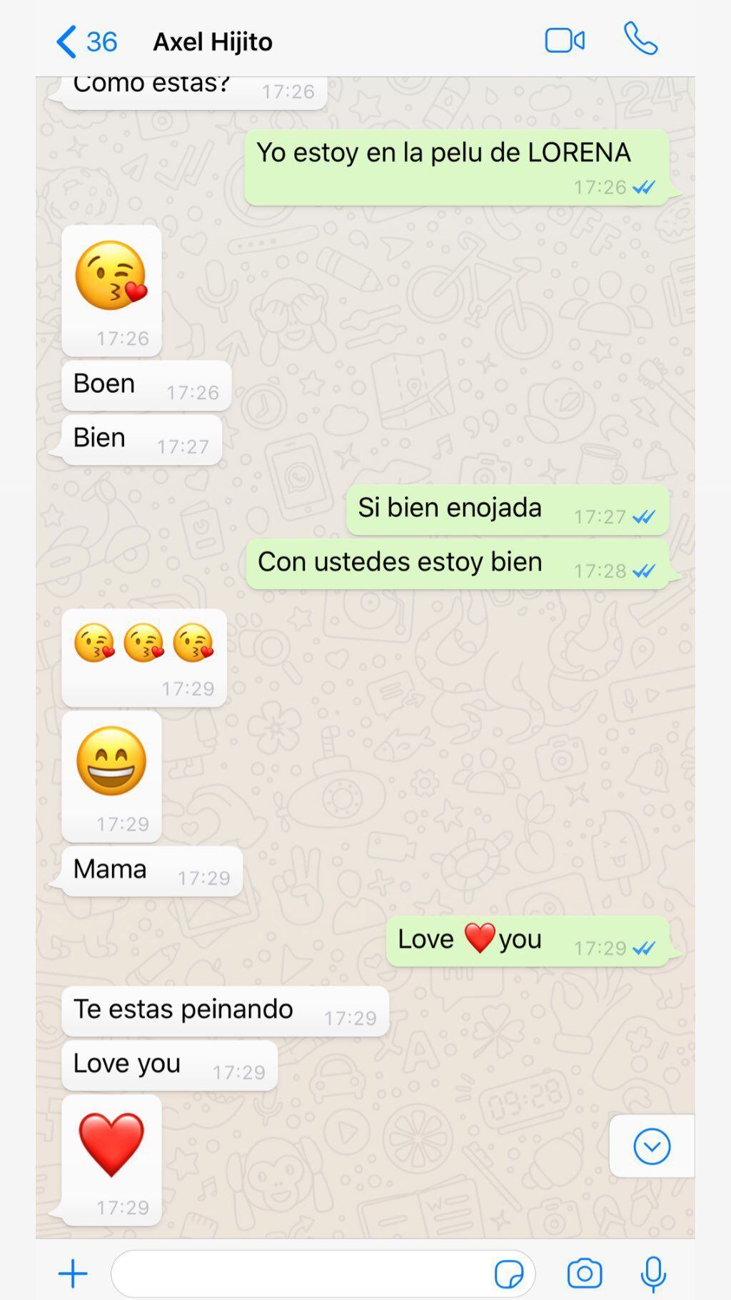La mediática reveló conversaciones de la vida cotidiana con Axel (Foto: Instagram)
