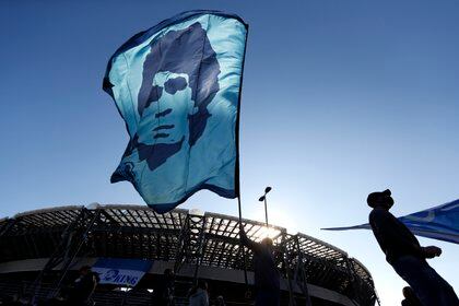 La pasión por Maradona en Nápoles (Reuters)