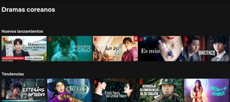 Netflix: códigos para ver doramas, películas y series coreanas