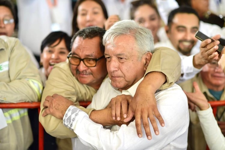 López Obrador de gira por Quintana Roo. (Foto: Cortesía Presidencia)